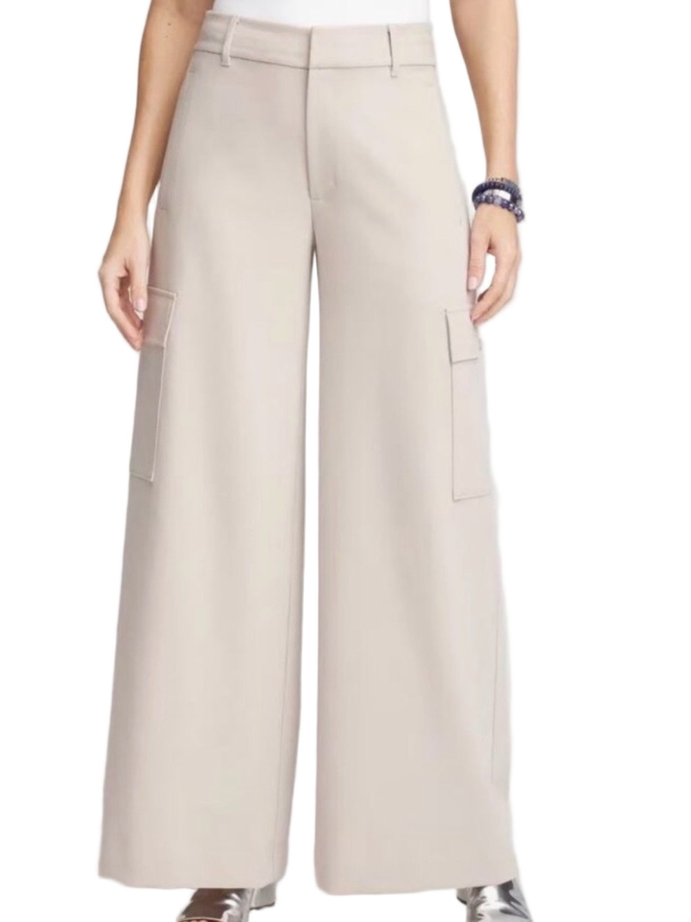 99. NWT WOMENS CHICO’S 1/M DETAIL PANTS